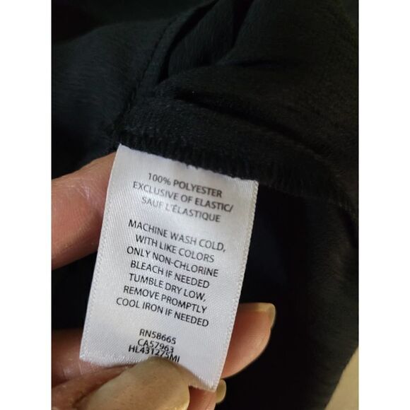 Women's size small v-neck sleeveless blouse top blue Chelsea 28 cinch waist - Picture 5 of 13